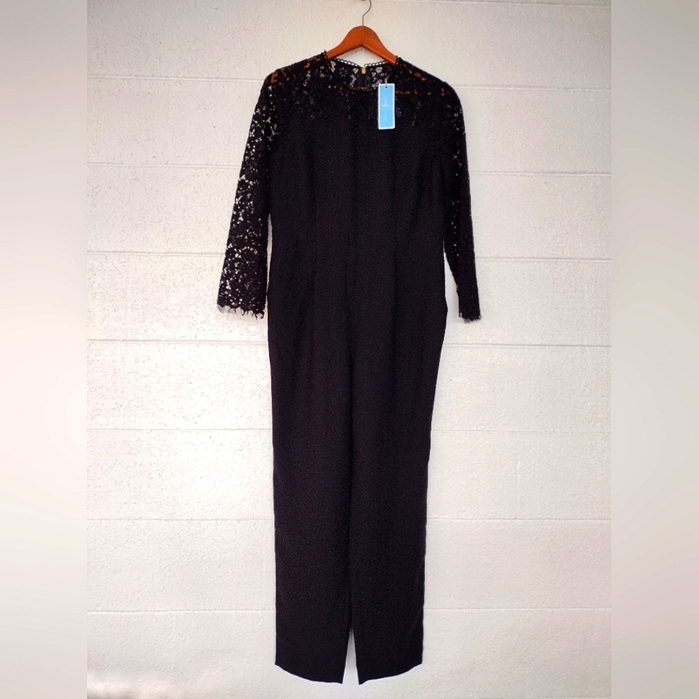 DRAPER James Lace Sleeve Jumpsuit